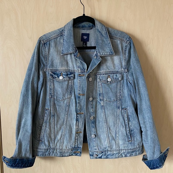 GAP Jackets & Blazers - GAP Distressed Denim Jacket